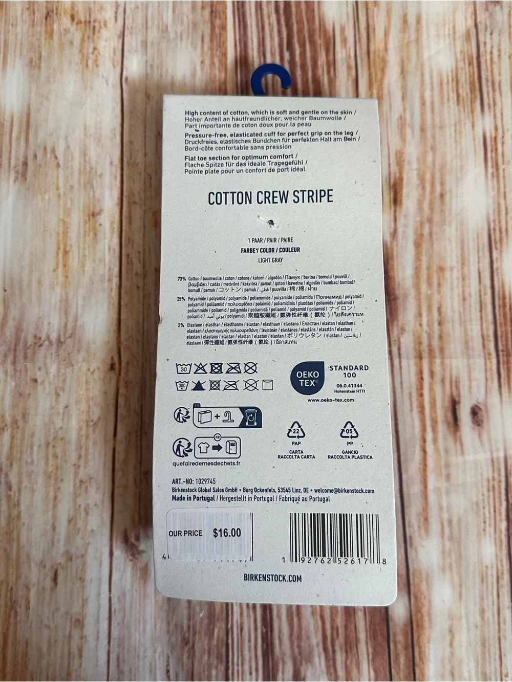 Birkenstock light gray